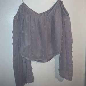 Off the shoulder blouse